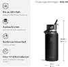 Hydro Flask Wide Flex Straw Cap 32oz Bottle - Stainless Steel Leakproof Straw Dishwasher Safe - Insulated 24 Hours Cold - Wide Mouth Ice Cube Friendly - Harbor Blue