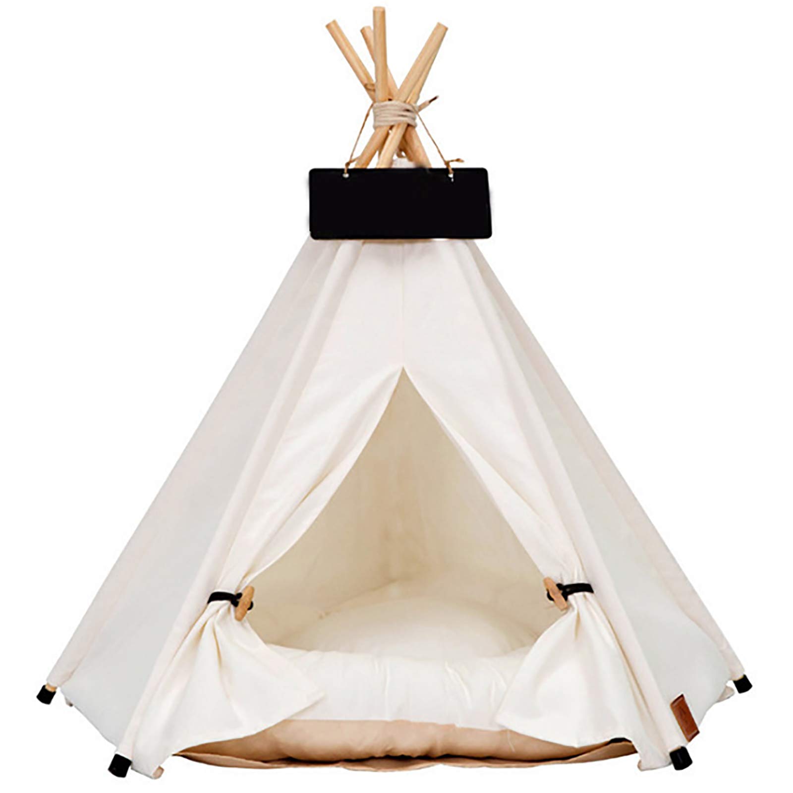 Tente tipi pour chiens au salon un lit pour animaux cosy 50cm