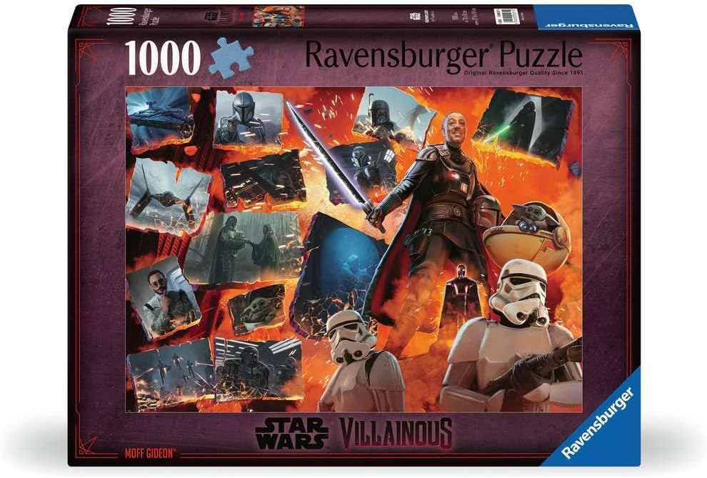 Ravensburger 1000-Piece Jigsaw Puzzle: Star Wars Villainous - Moff Gideon - Adult & Youth Puzzle, 14+ Years, 70 x 50 cm, 1000 Pieces
