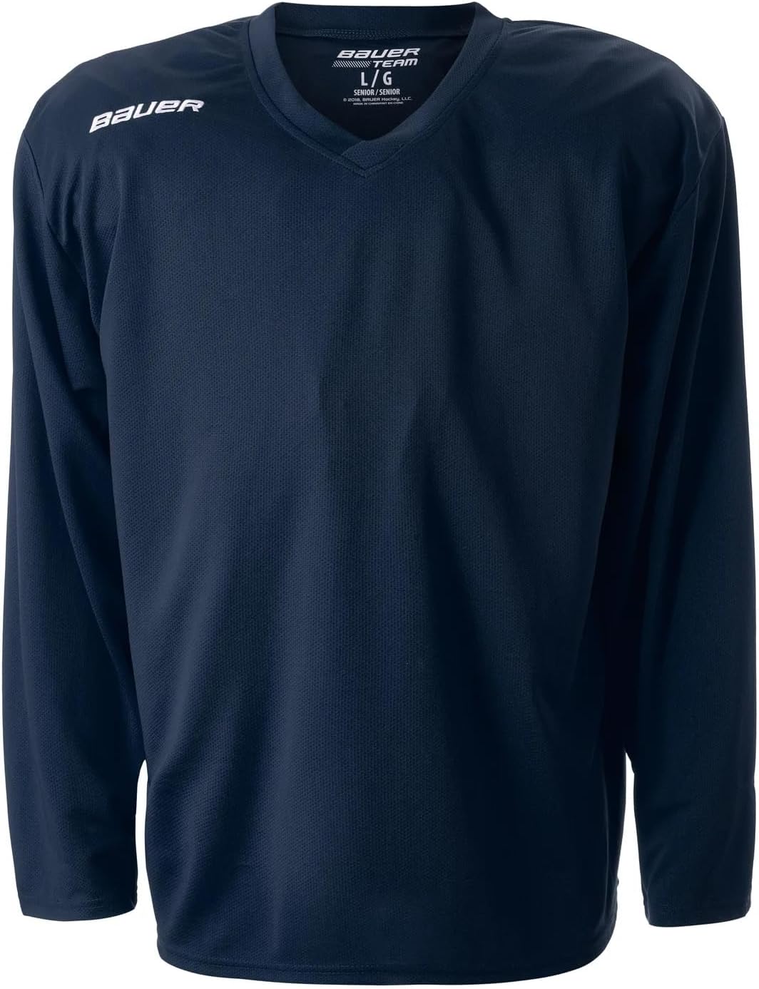Bauer Hockey Flex Practice Jersey (Navy Blue, Senior Large)