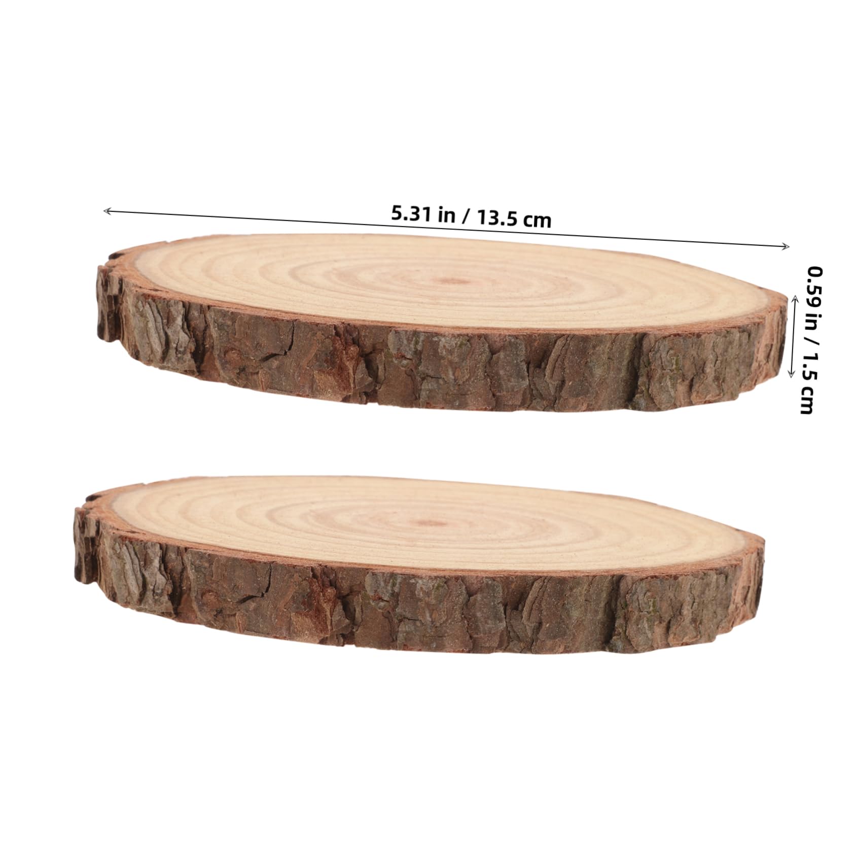 SEWACC 12stücke Unbehandelte Holzscheiben Für Projekte Runde Naturholzscheiben Als Tischdeko Hochzeitsmittelstücke Bastelmaterial Und Heimdekoration Dicke