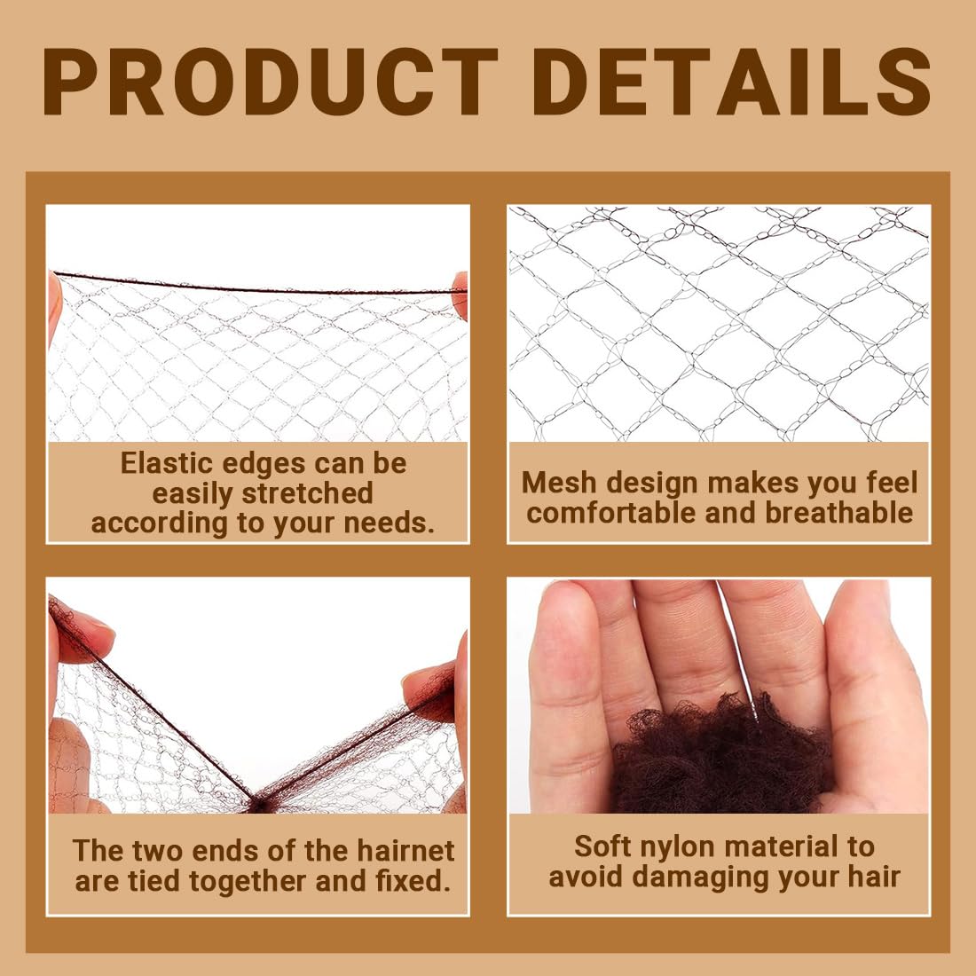 Retine Per Capelli Chignon Set 40 Retine Invisibili 80 Forcine Per Capelli Elasticizzati