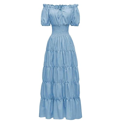 Renaissance Costume Women Medieval Chemise Dress Peasant Tops Irish Under