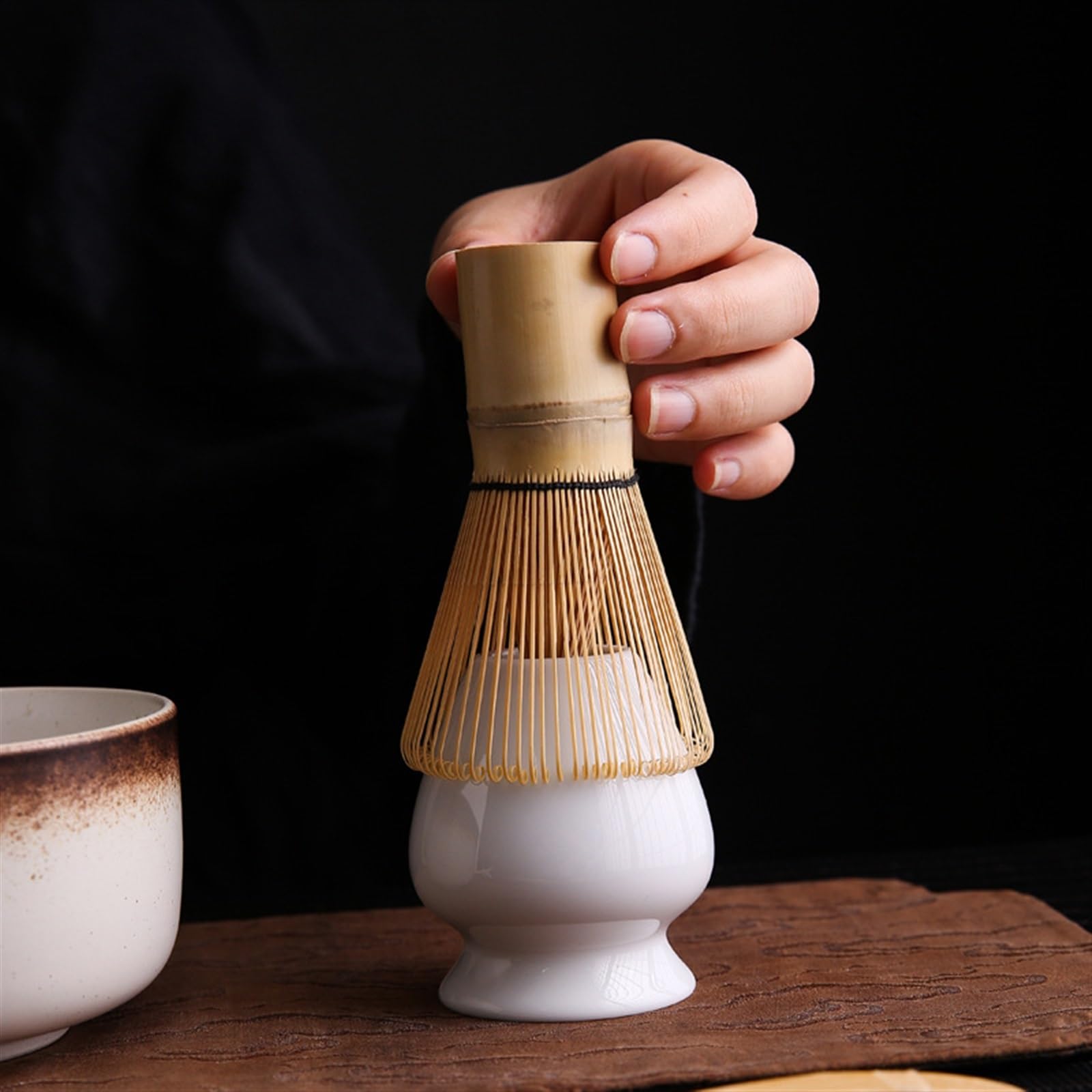 6 Szt Zestaw Do Herbaty Matcha, Trzepaczka Matcha, Matcha Miska, Tradycyjna łyżka, łyżeczka Do Herbaty, Przesiewacz, Uchwyt Na Trzepaczkę, Matcha Zestaw (Material : A)