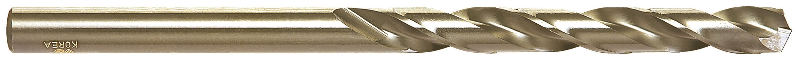 YG-1 DL604 High Speed Steel Split Point Aircraft Extension Drill Bit, Straight Shank, Slow Spiral, 135 Degree, 9/32