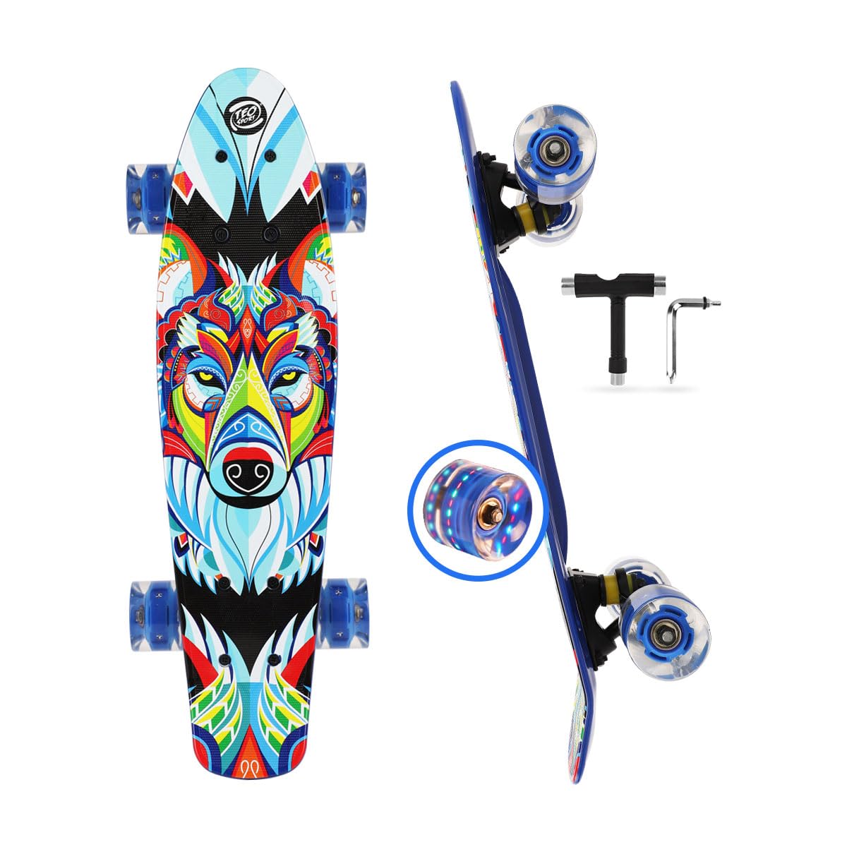 Tabla De Skate Para Adolescentes Patineta Penny Para Niños ARTDIY