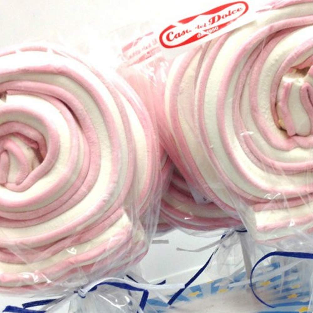 Marshmallow Geleinha Rosa e Branca Gulosina 1kg | J.A. Doces