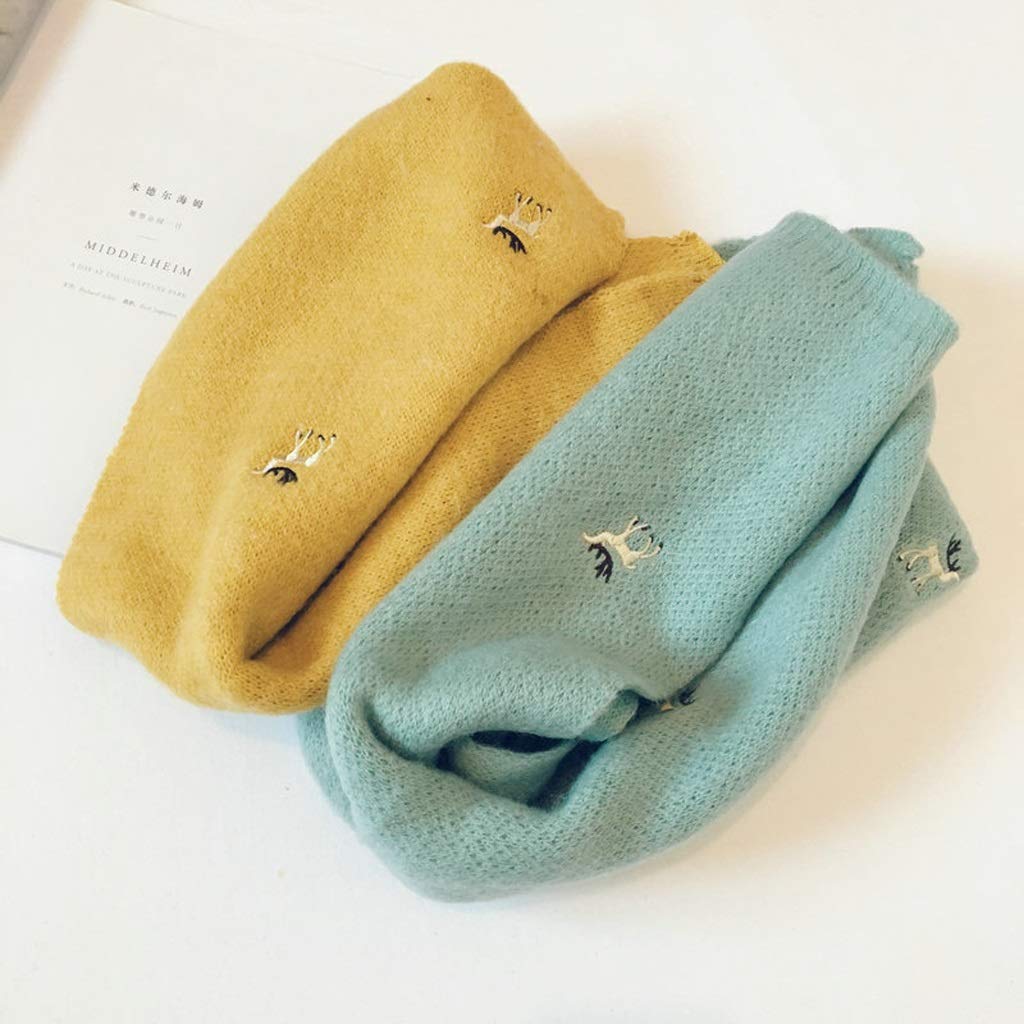 Scialle Lavorato a Maglia per Bambini Sciarpe Natalizie per Bambini Morbide e Calde Carino Autunno Inverno Neonati Maschi Ragazze Avvolgere (Color : F)