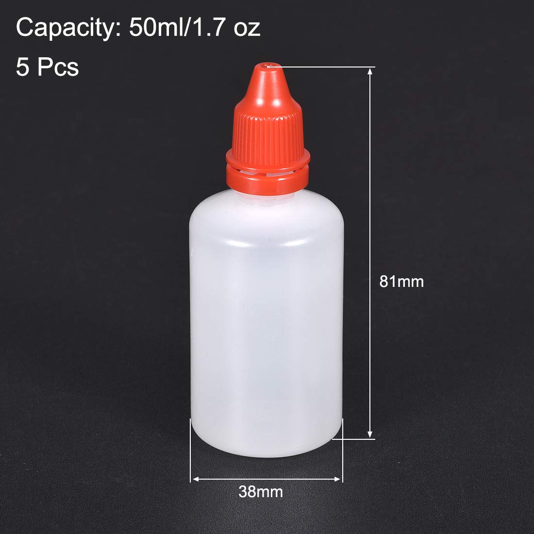 Amazon.co.jp: uxcell プラスチックドロッパーボトル 絞り可能