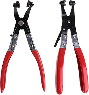 DOITOOL Clamp Pliers Home Tools 2pcs Hose Buckle Clamp Auto Repair Tool Water Pipe Wrench Car Hose Hose Household Tools Hose Clamp Pliers