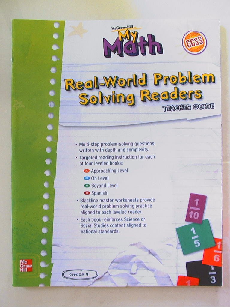 My Math: Real-World Problem Solving Readers, Teacher Guide, Grade 4 (Common Core State Standards)