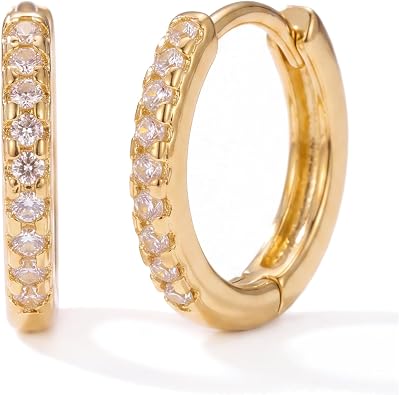 Gold Huggie Earrings for Women Trendy Small Hoop Earrings Jewelry