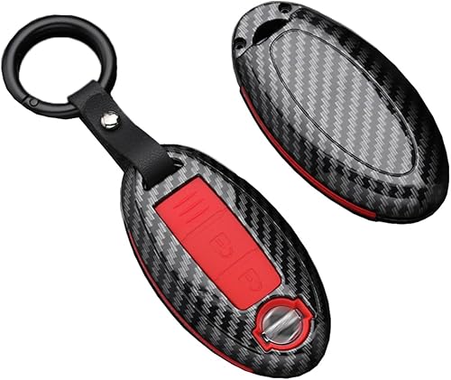 Miniatura 9 de SANRILY 1 funda para llavero de 2 botones para Honda Vezel Civic City Jazz Accord Crosstour HR-V 2015-2018, funda para llave remota sin llave, Negro