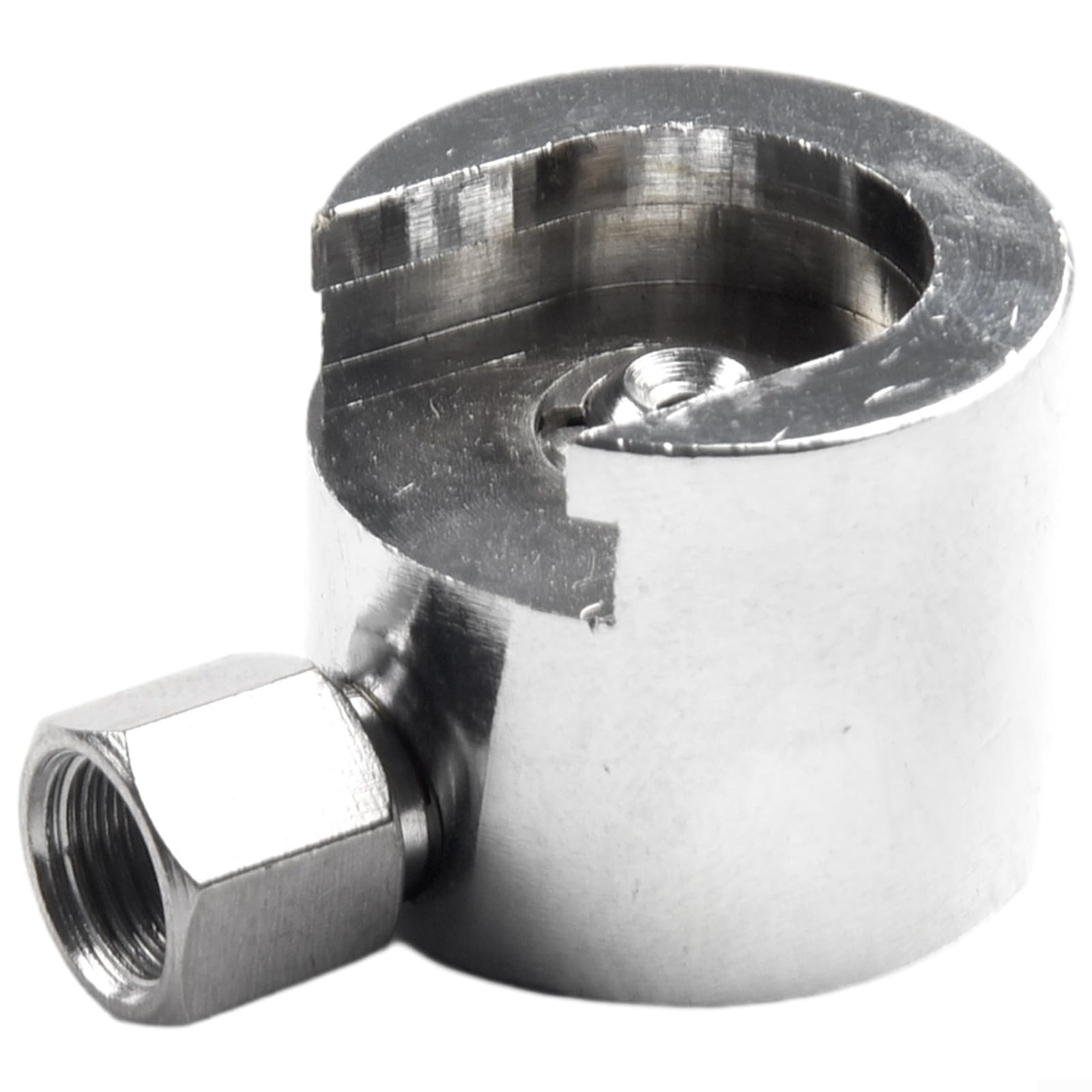 AIKEOU Slide On Hexagon Grease End Connector for Automotive and Industrial Use 16mm/22mm Thread Dia Metal Butter Fittings Coupler Rated 5A 220V,22mm.