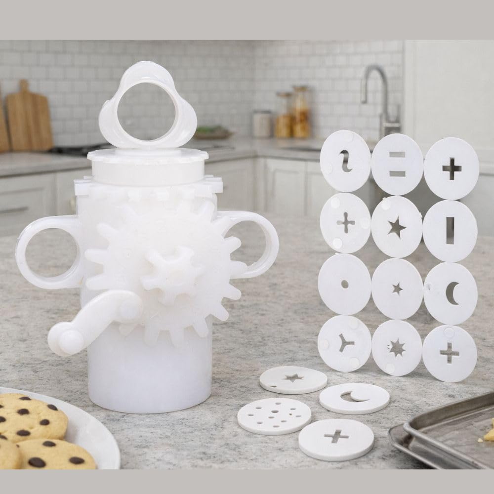 WALRUS Murukku Maker Plastic with 15 Types of Jalies namkeen Maker Rose Cookies, Idiyappam,Sev Kai murukku and Twist Murukku (Pack of 1)-image-19