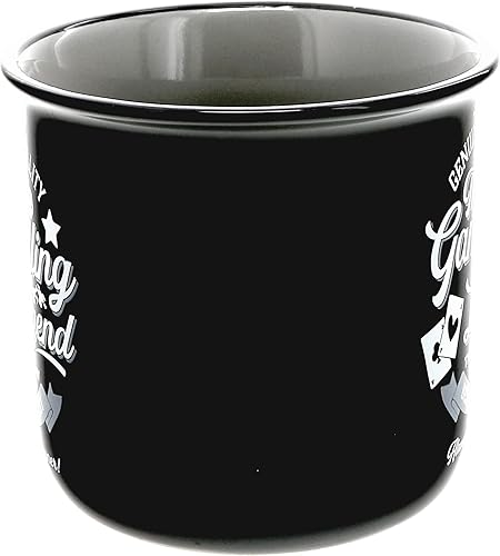 Miniatura 2 de Pavilion Gift Company - Gambling Legend - Taza de cerámica de 13 onzas, taza de café de doble cara, regalos de juego para hombres, 1 unidad, paquete