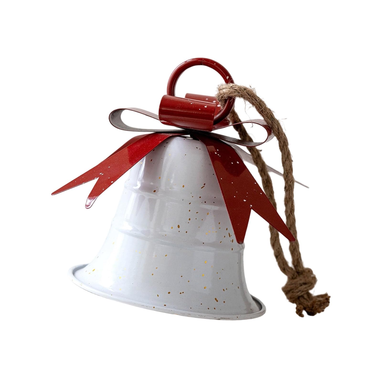 Christmas Bells Ornament Rustproof Metal Bells Hanging Decoration for Christmas Tree Door Mantel Party Centerpieces Ornament