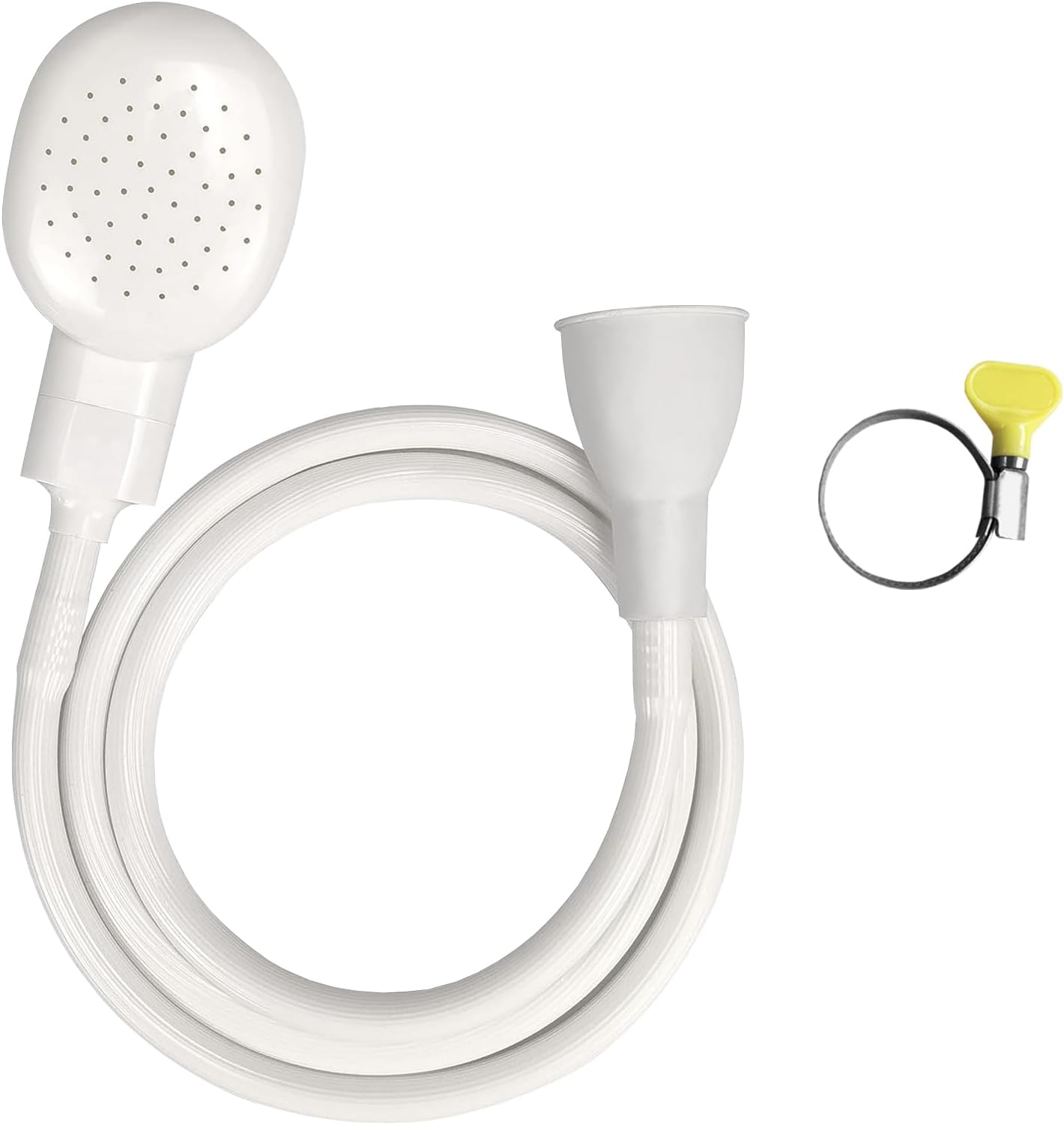 Soerreo Sink Spray Rubber Hose, Portable Rubber Hose Nozzle, Shampoo Sprayer, Easy to Use, Suitable for People or Pets
