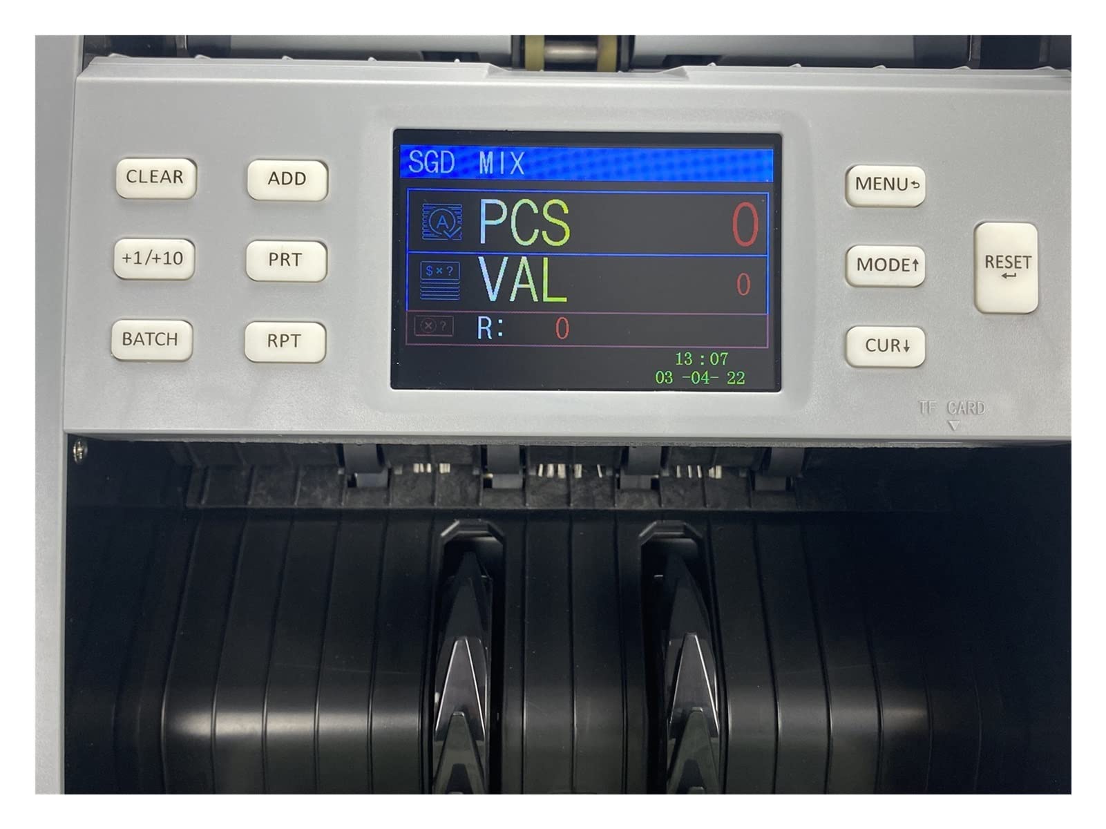 Bill Counter, Money Machine Multi Currency Money/Bill/Banknote Mix Value Counter Machine con Cis Riconoscimento del rilevatore di denaro XD-2500