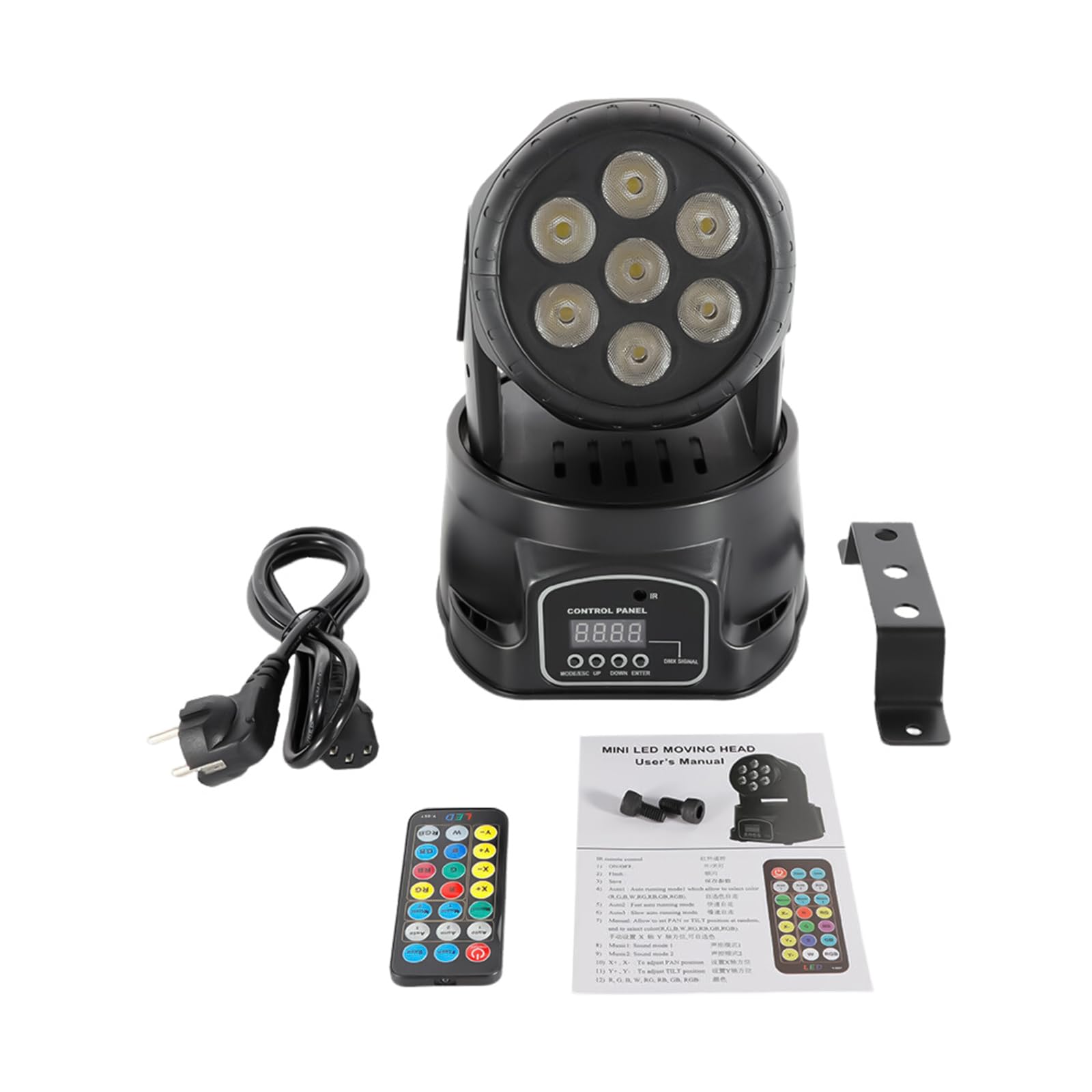 WZYBUTA 100W Moving Head LED RGBW Partylicht dmx512 Muster Beam Stroboskoplicht für DJ Disco Bar