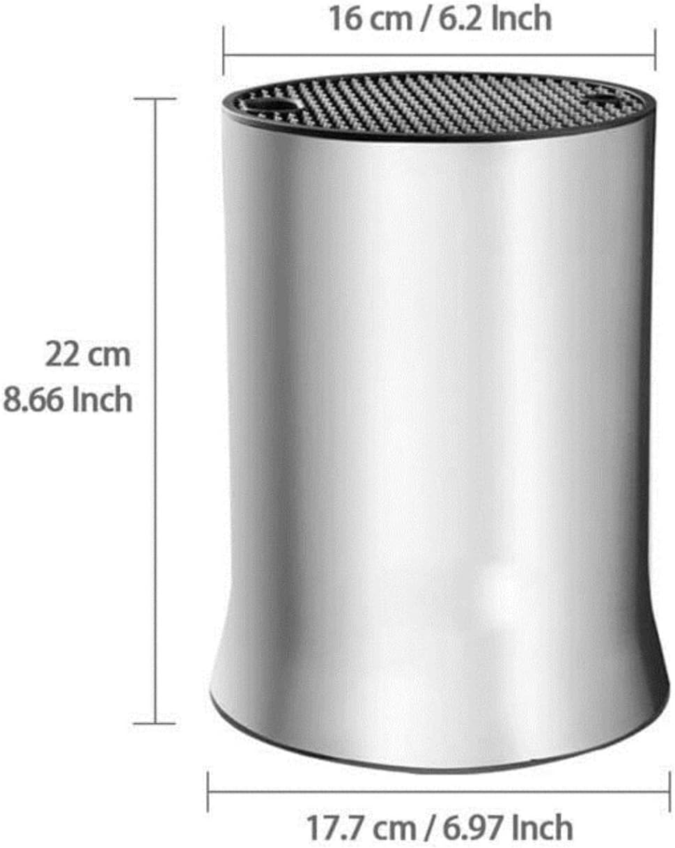 Knife Block Storage Stand Kitchen,Only Selling Cutter Holder,Stainless Steel Creative Knives Rack Inserted Scissors Organizer