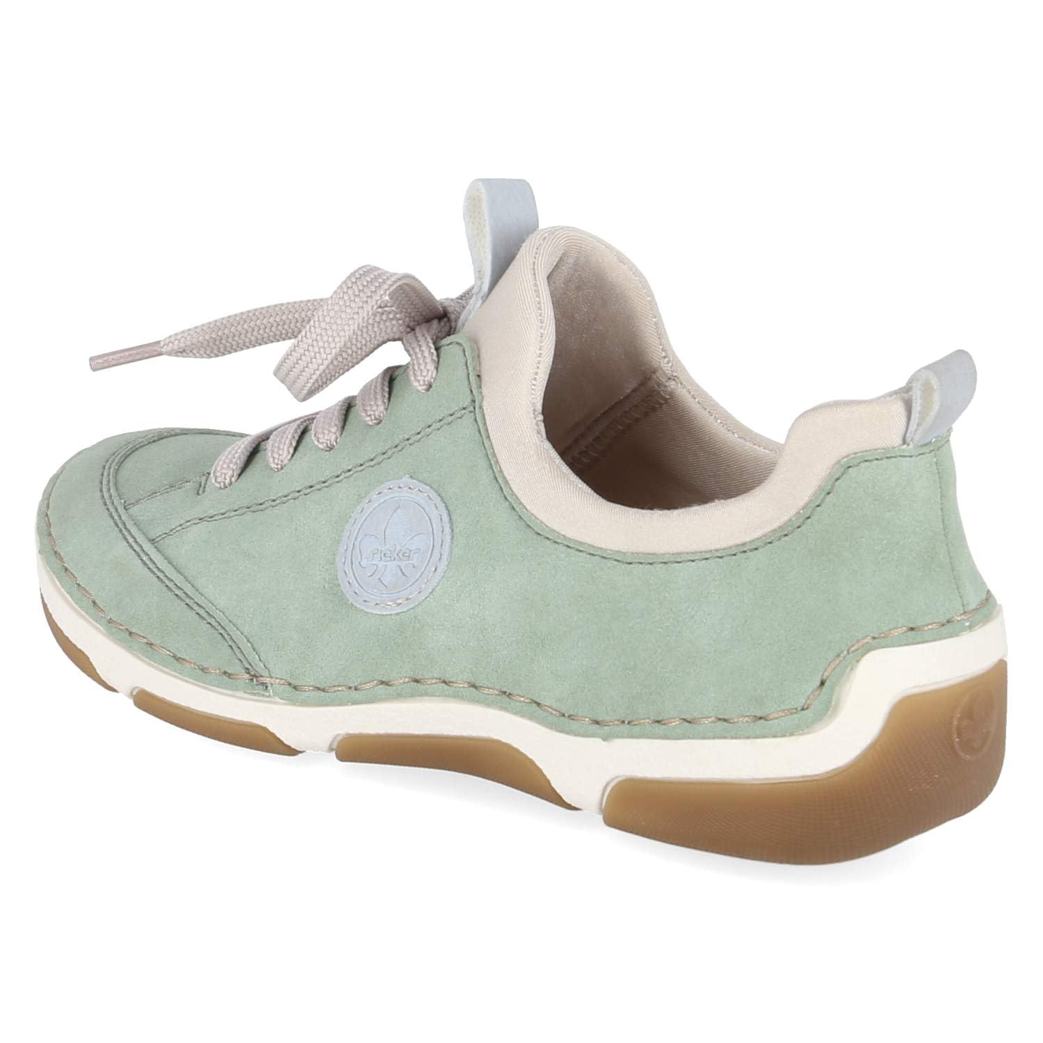 Rieker 55950-31 Damen Slip On Sneaker Textil & Synthetik in rosa - Gr. 36