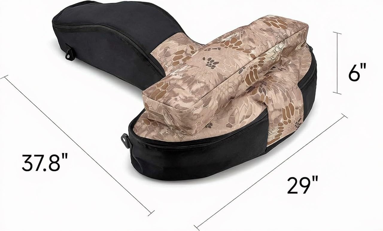 Silfrae Soft Crossbow Case Padded Crossbow Case for Crossbow with Scopes