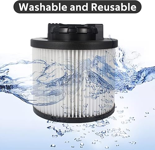 Miniatura 5 de Paquete de 2 filtros de repuesto DXVC4001 para filtro de cartucho de aspiradora DEWALT de 4 a 5 galones, lavables y reutilizables