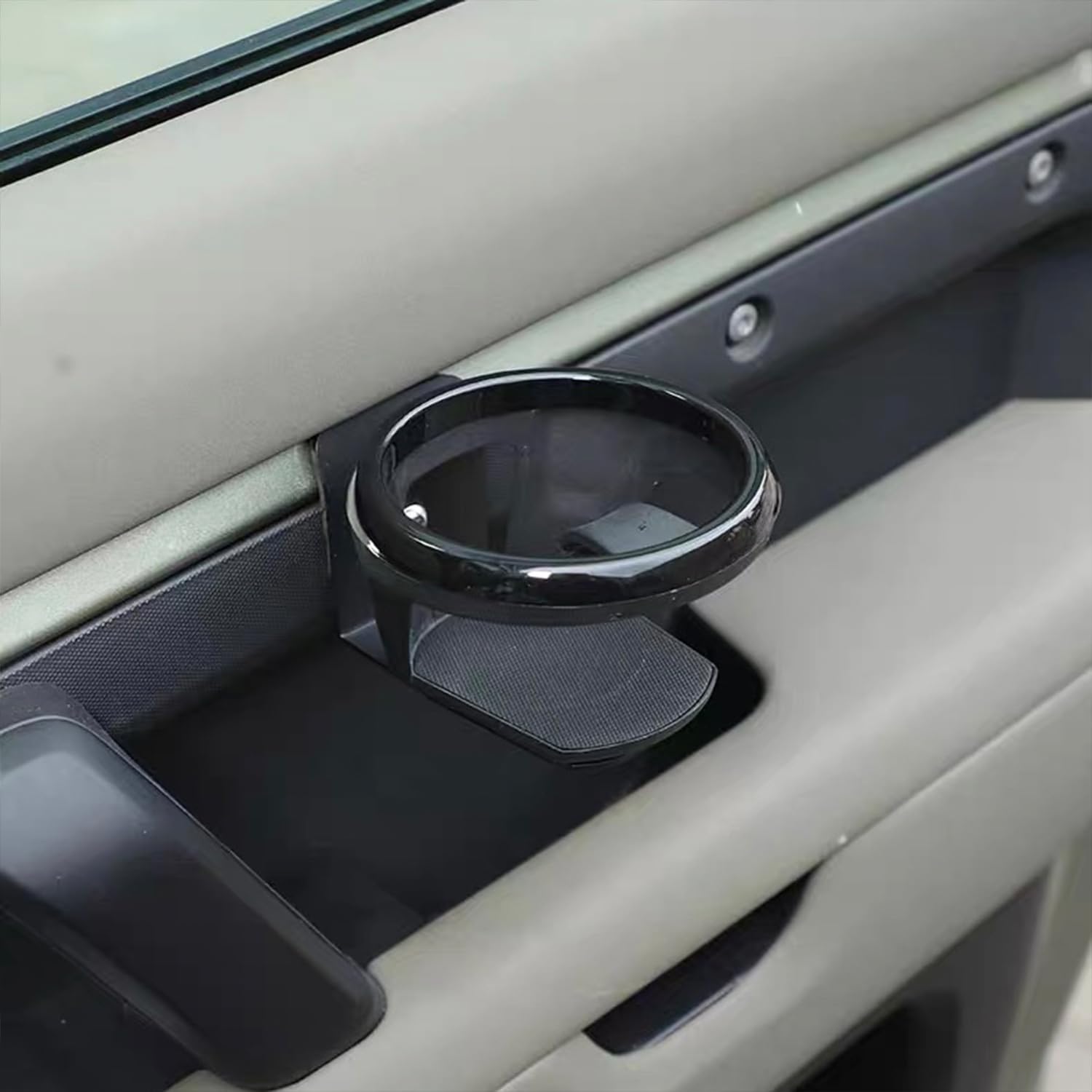 For Land Rover Defender 90 110 130 2020-2024 Car Door Panel Cup Holder 4 Door Universal Cup Holder Aluminum Alloy Easy Installation Decorative Land Rover Defender Interior Parts Car Accessories 1pcs
