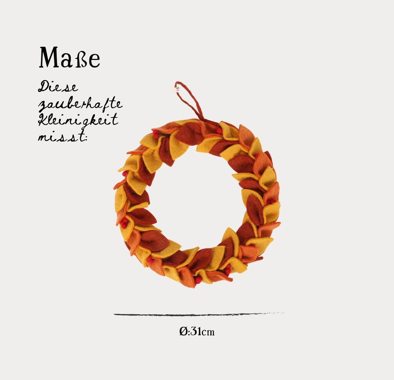 Heitmann Deco Couronne D'Automne Colorée - Couronne De Broussailles