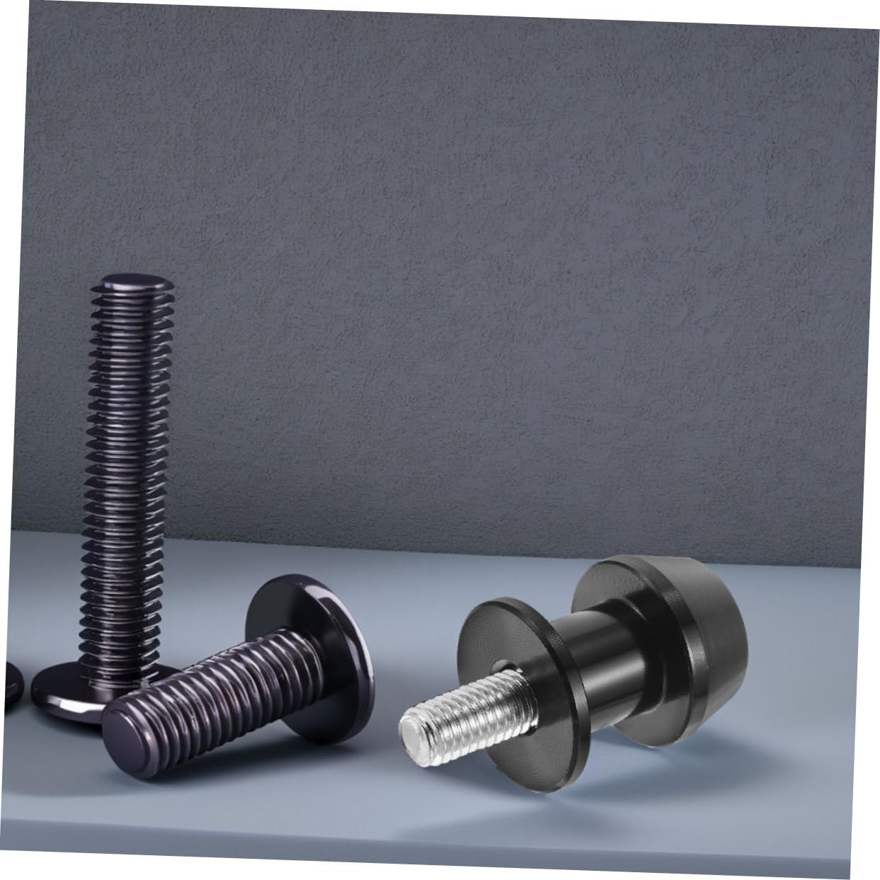 Alipis 2pcs Motorcycle Swingarm Bobbins Replacement Screws Spool Sliders Stand for Motorbike Swing Arm Safety