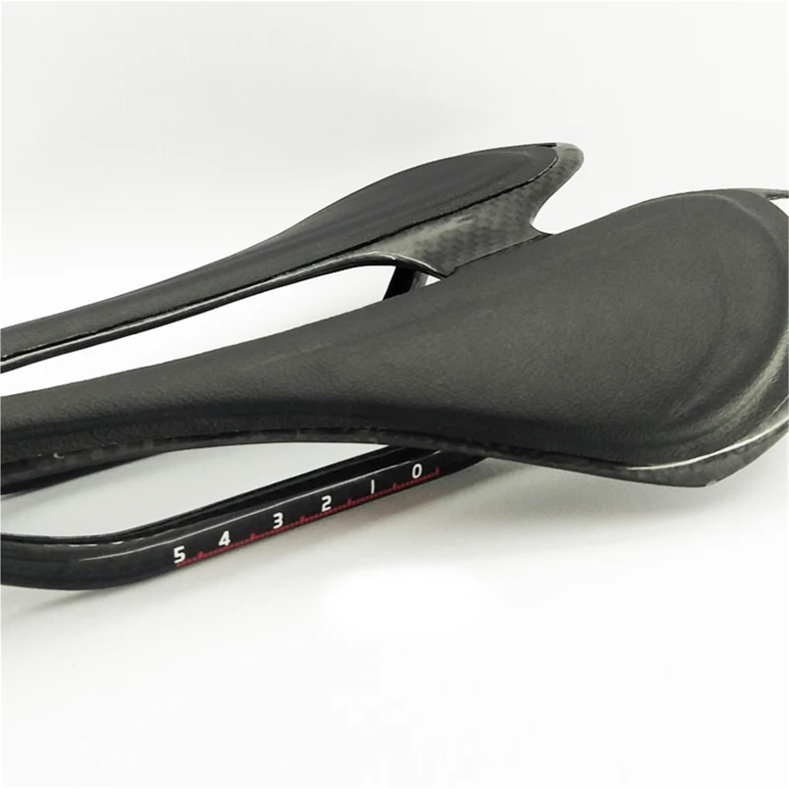 Fahrradsattel PU-Kohlefaser-Mountainbike-Sattel for Herren, Triathlon-Fahrradsattel, Time Trail Comfort Races-Sitz, Rennrad, Fahrrad