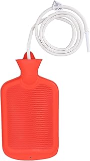 Jauarta Kit de bolsa de silicone para enema intestinal conjunto de ducha para limpeza de cólon doméstico (vermelho)  