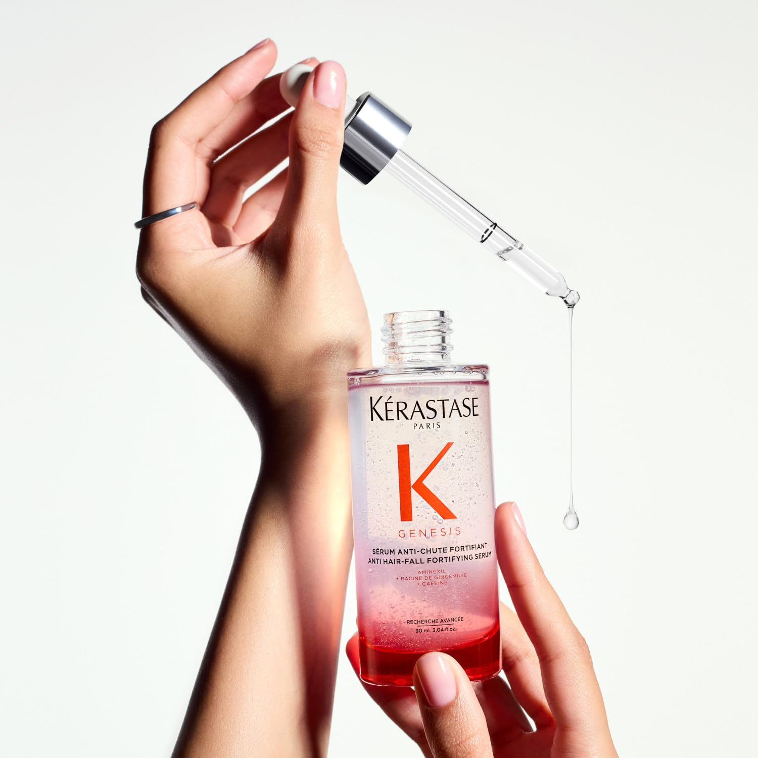 Kérastase, Genesis, Siero Fortificante Anti-Caduta, Trattamento Senza Risciacquo, Per Capelli Fini & Indeboliti, Anti-Chute Fortifiant, 90 ml