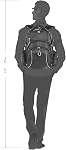 SWISSGEAR Carry-On Backpack with Rainproof Laptop Section and Tablet Compartment- Fits 15.6-Inch to 17.3-Inch Laptop, Grey
