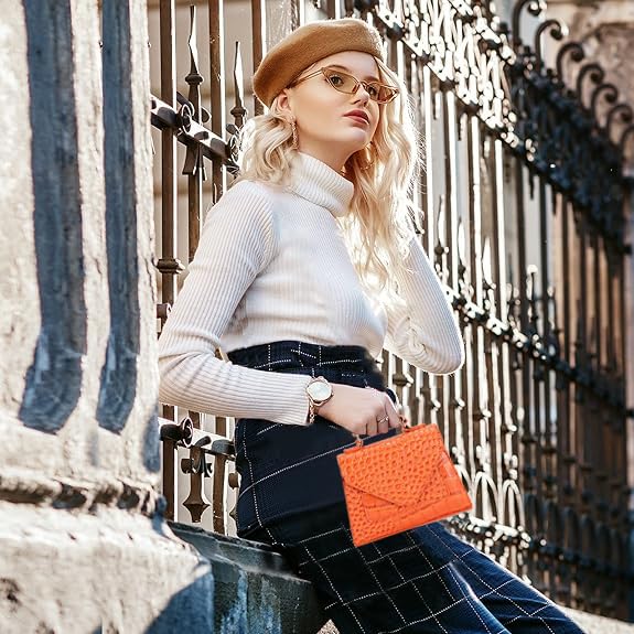 Image of Women's Summer Mini Crossbody Bags, Top Handle Clutch Handbag, Trendy Cute Purse