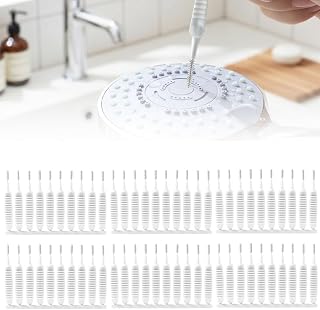 Shower Head Cleaning Brush for Small Hole, 2025 New Shower Head Cleaner Tool with Spiral Tip, Gap Hole Cleaning Brush Picks, Multifunction Tiny Brush for Nozzle Keyboard Port Crevice Sink Vent (10)
