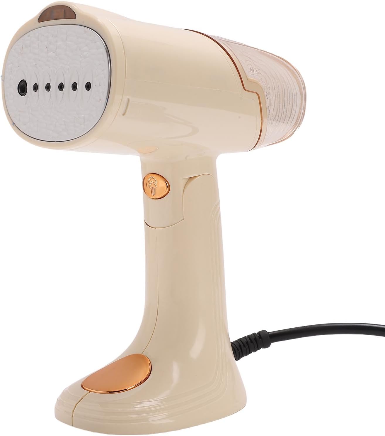 Focket Handheld Steamer for Clothes, 1500W 10 Seconds Heat Up High Steam Output Garment Steamer, Travel with 128ml Water Tank and Fabric Brush for Home Office Travel