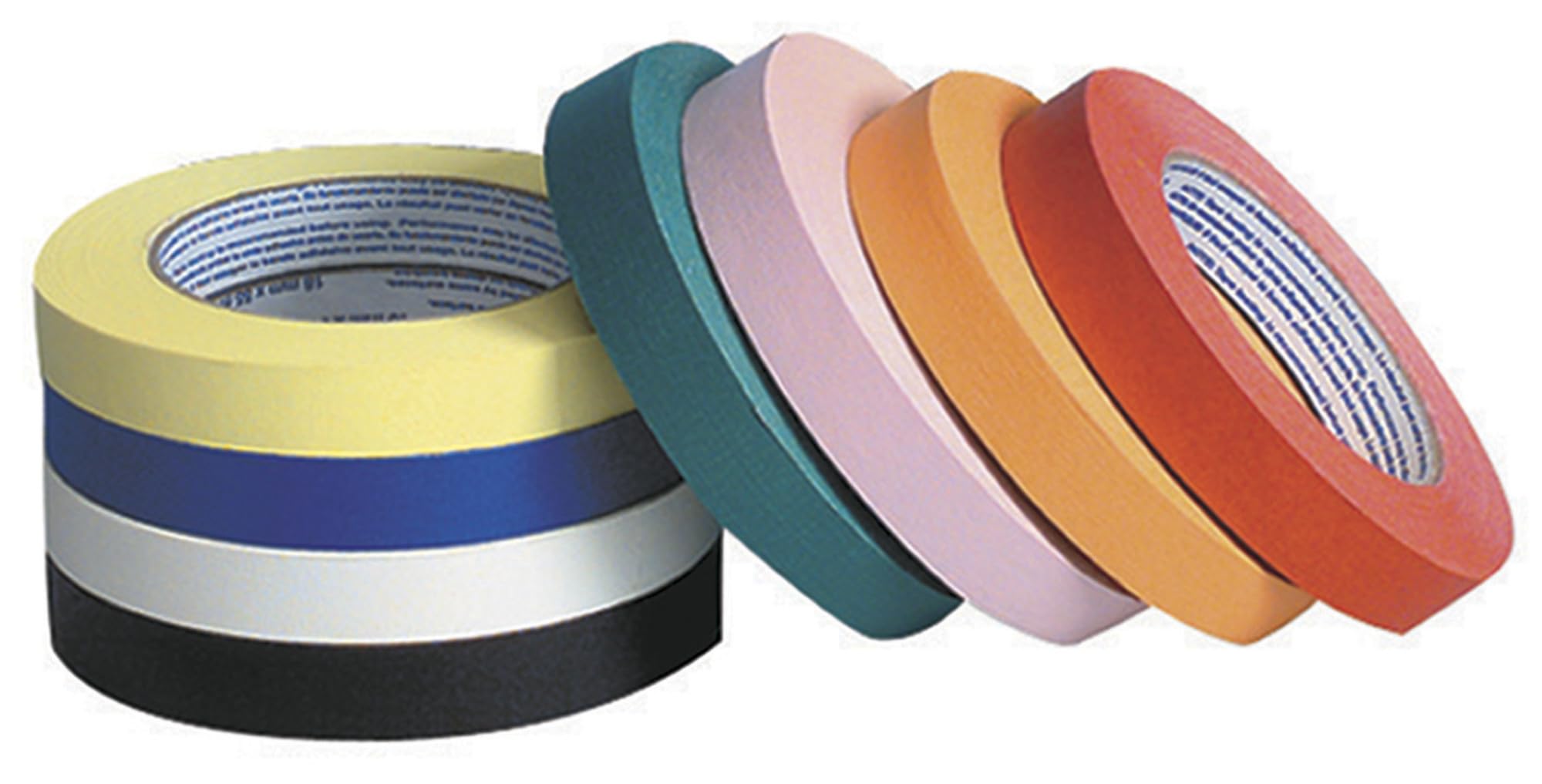 Creativity Street Masking Tape Set, 1 Inch x 60 Yards, Assorted Colors, Set of 8