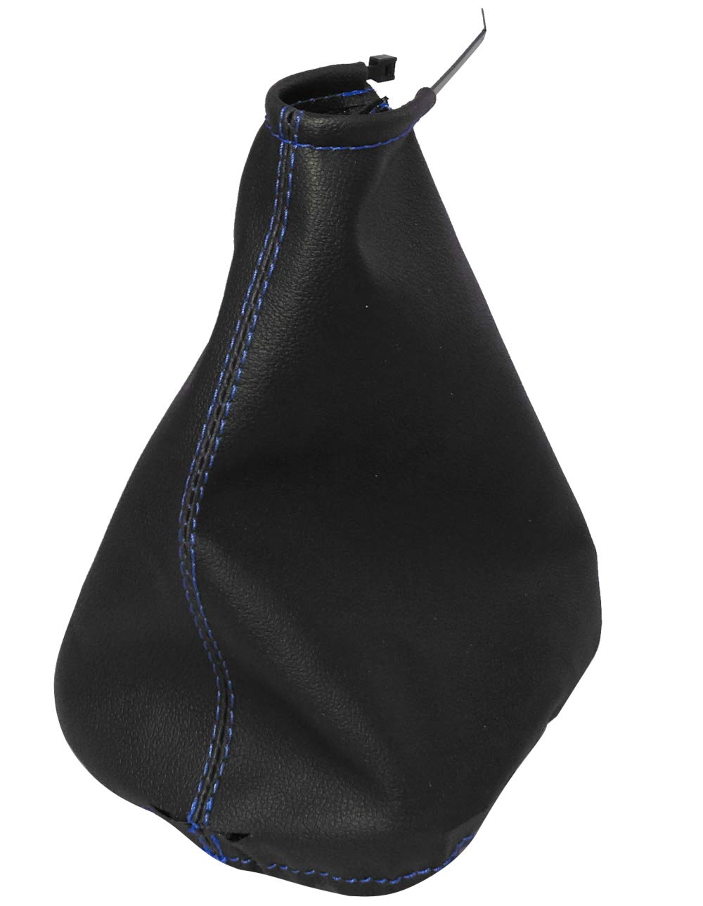 Cuffia Per Leva Cambio In Pelle Sintetica - Nero Con Cuciture Blu, Per Auto Manuali - Foto 8