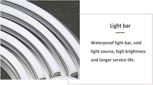 Miniatura 3 de QFFL Paneles de luz led inteligentes Led Neon Lamp Rainbow Yueliang Modeling Deng Fuente de alimentación USB y caja de batería Alimentación Adecuado