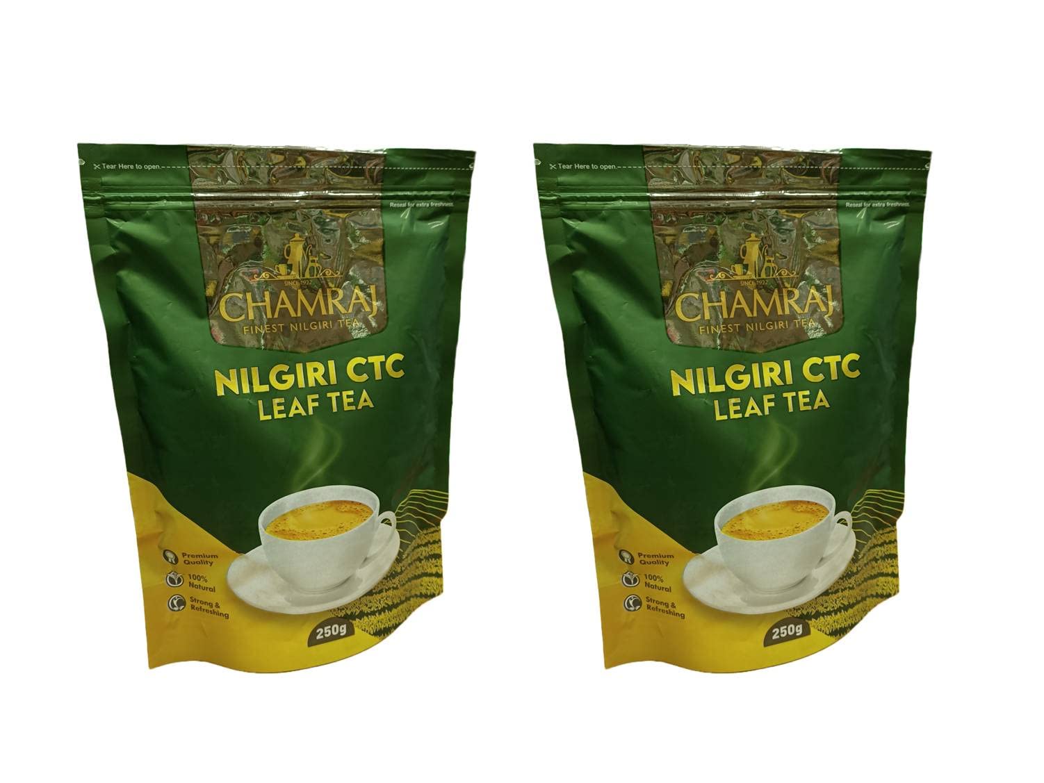 CHAMRAJ Nilgiri CTC Leaf Tea | 250 g | Pack of 2 | Total 500 g | Chamraj Finest Nilgiri Tea (B0BQNDL7H9) Amazon Price History, Amazon Price Tracker