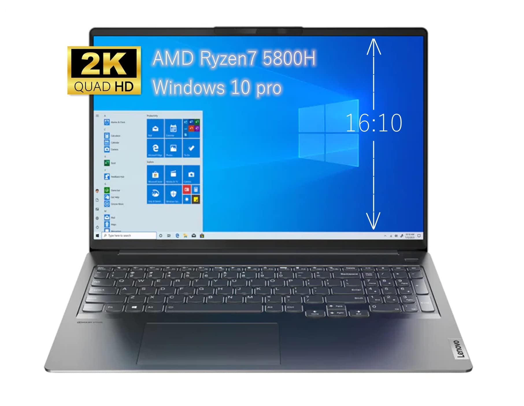 Amazon.com: Lenovo IdeaPad 5 Pro 16 筆記型電腦,8 核心AMD Ryzen 7