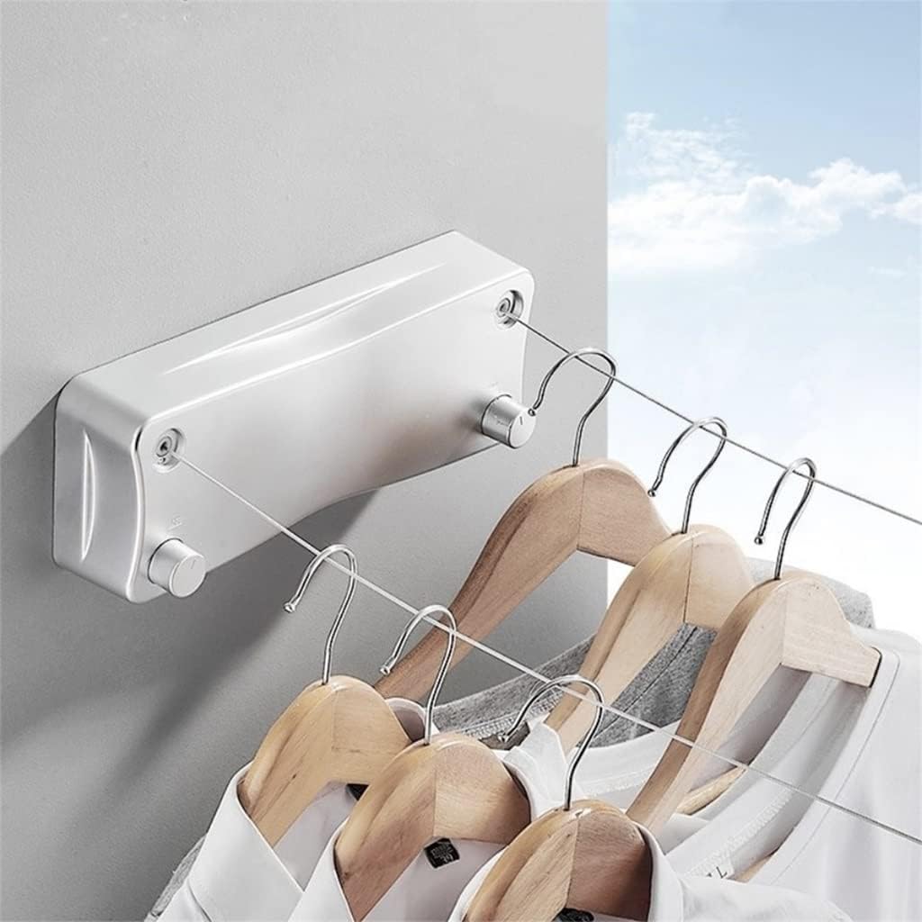 5.2M Retractable Clothesline Retractable Bathroom Accessories Drying Cloth Rack Line Stretch image 2