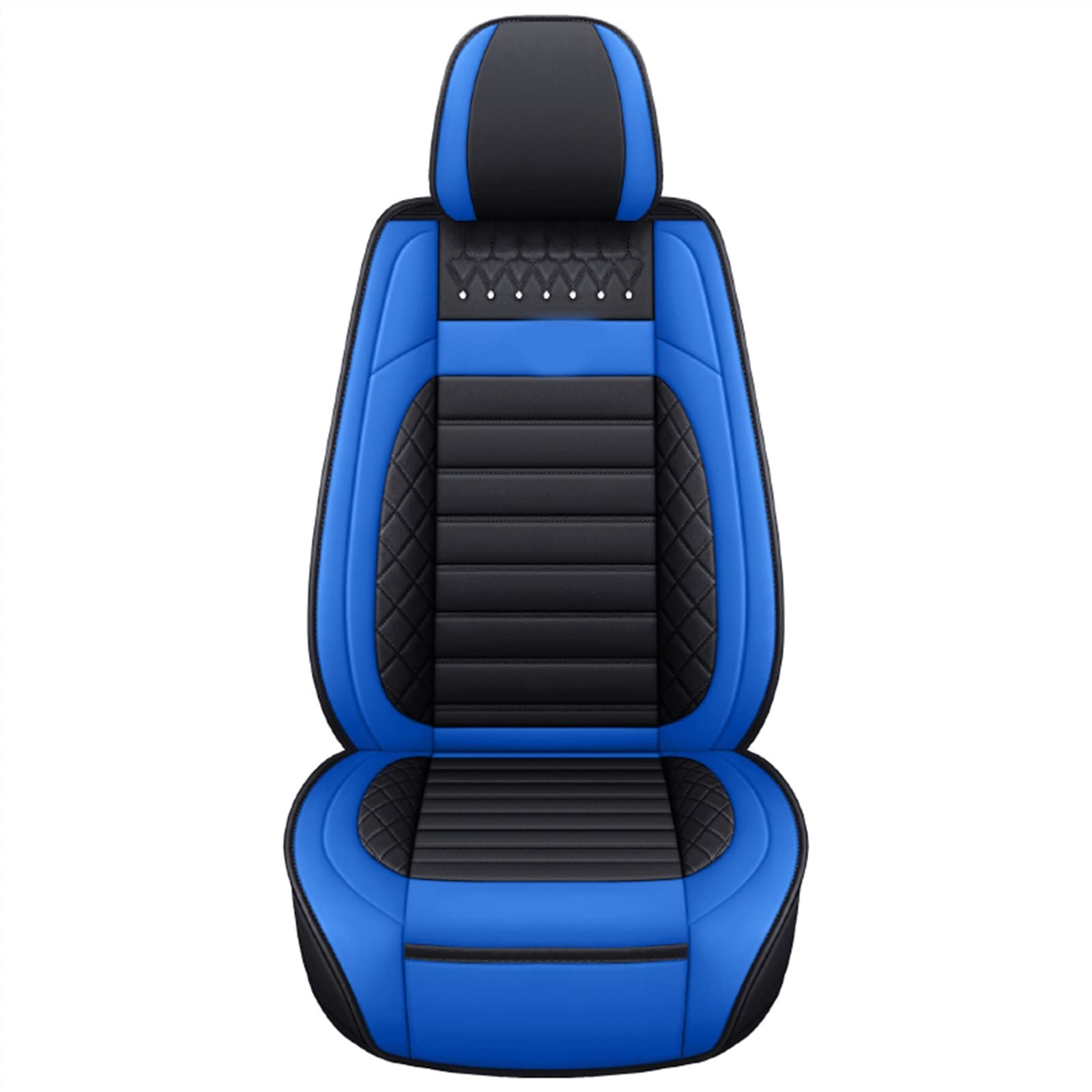 Housse de siège de voiture en cuir bleu élégant pour Benz W204 W205 CLA