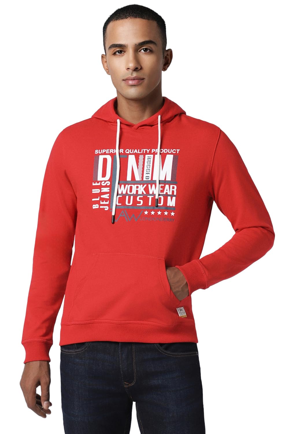 peter england Cotton Blend Men Hooded Sweatshirt-picture-11