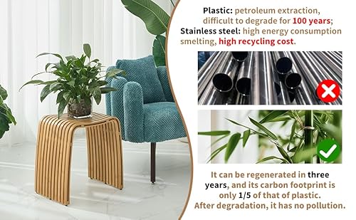 WYRXFF-Taburete-de-bambu-multifuncional-taburete-curvo-unico-sin-montaje-taburete-cambiador-de-zapatos-para-sala-de-estar-estudio-dormitorio-silla-de-comedor WYRXFF Taburete de bambú multifuncional, taburete curvo único, sin montaje, taburete cambiador de zapatos, para sala de estar, estudio, dormitorio, silla de comedor