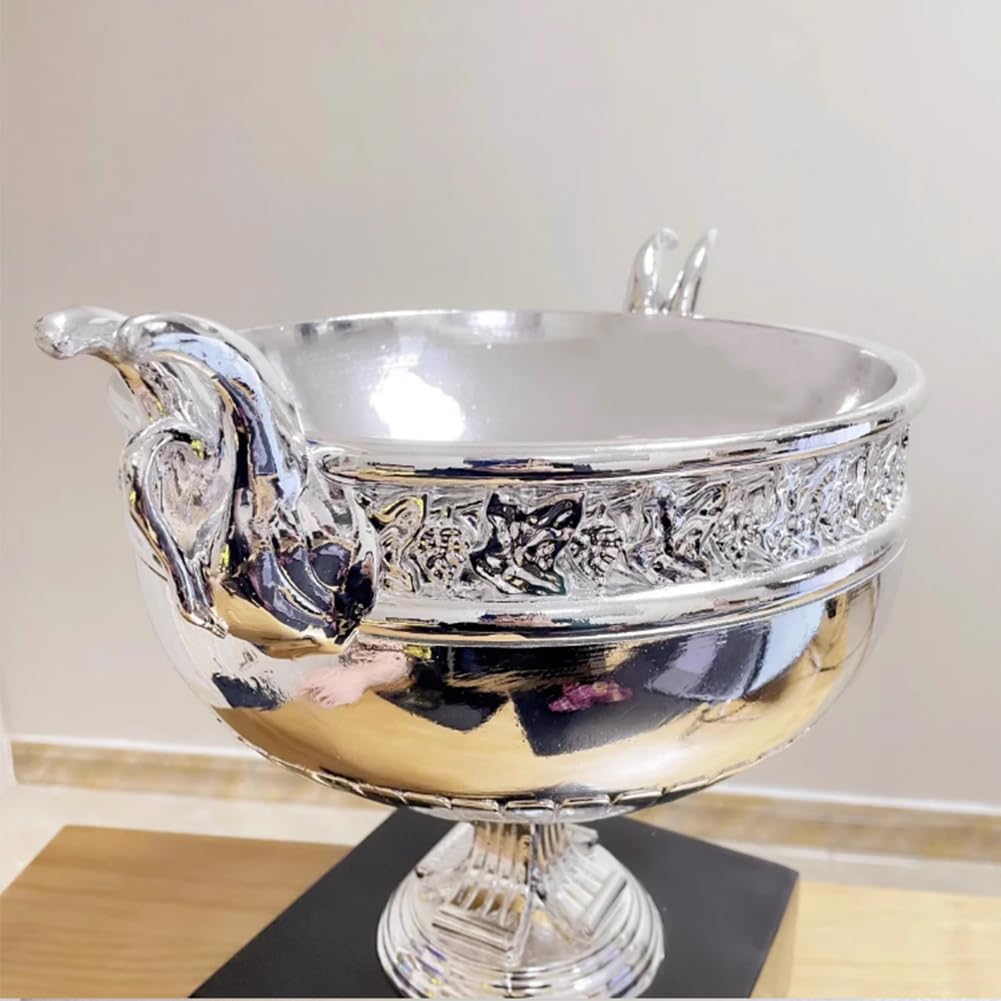 Nachbildung der French Open Herren Tennis Meisterschaft Trophäe, Grand Slam Champions Trophäen Tennis Fan Heimdekoration Sammlerstücke Display Ornamente Kunstharz