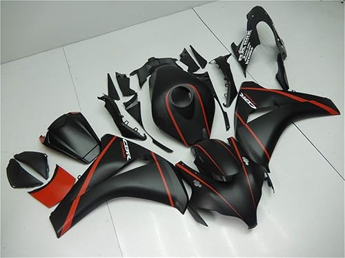 Miniatura 3 de Nuevo negro mate rojo carenado apto para Honda 2008 2009 2010 2011 CBR1000RR CBR 1000RR inyección ABS plásticos posventa carrocería kit 08 09 10 11