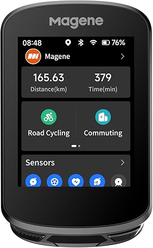 Miniatura 3 de Paquete de C506 GPS Bike Compute, Sensor de Cadencia de Velocidad y Monitor de Ritmo Cardíaco Correa de Pecho